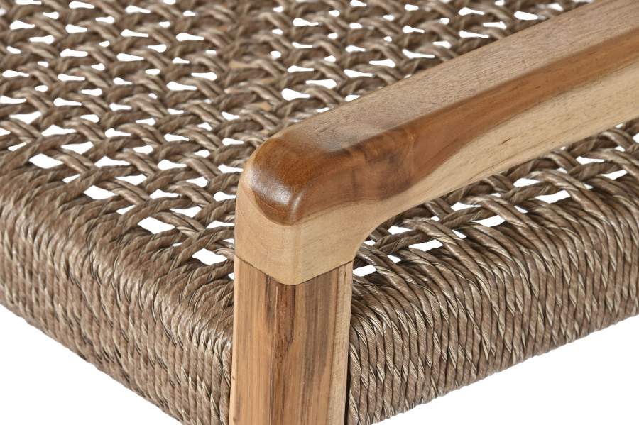 Silla Teca Fibra 65X62X72 Marron