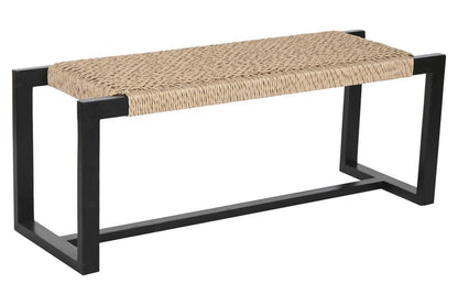 Descalzadora Teca Fibra 120X40X47_5 Negro