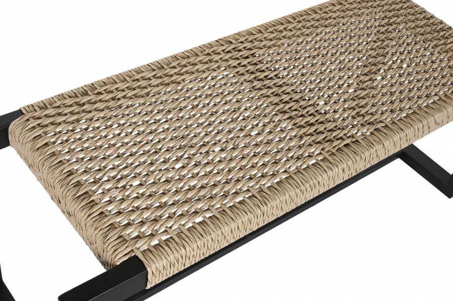 Descalzadora Teca Fibra 120X40X47_5 Negro