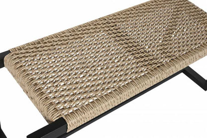 Descalzadora Teca Fibra 120X40X47_5 Negro