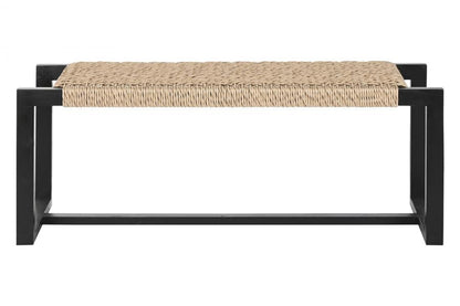 Descalzadora Teca Fibra 120X40X47_5 Negro