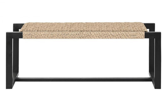 Descalzadora Teca Fibra 120X40X47_5 Negro