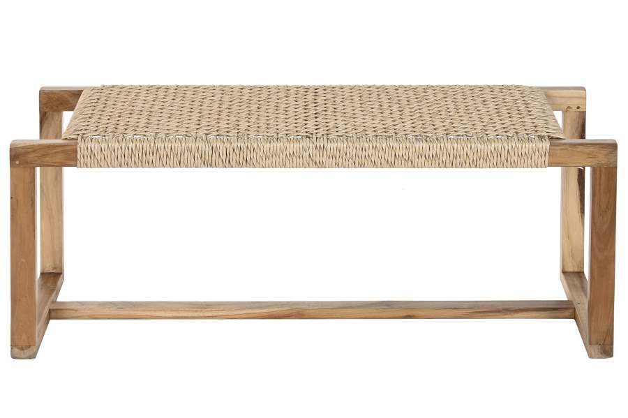 Descalzadora Teca Fibra 120X40X45 Marron