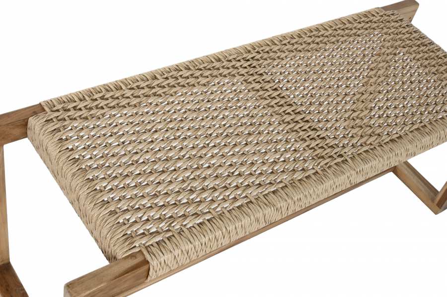 Descalzadora Teca Fibra 120X40X45 Marron