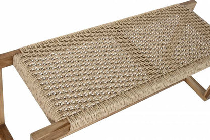 Descalzadora Teca Fibra 120X40X45 Marron