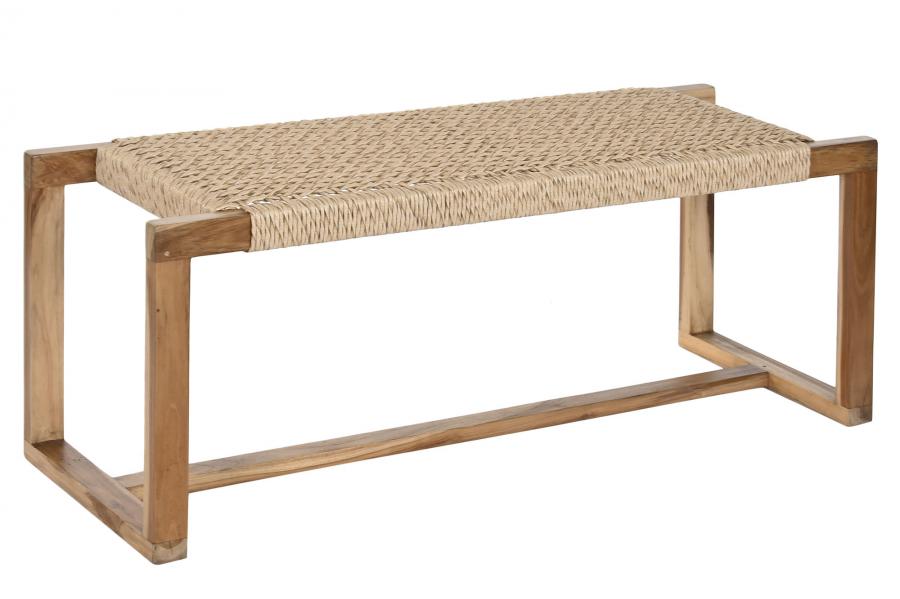 Descalzadora Teca Fibra 120X40X45 Marron