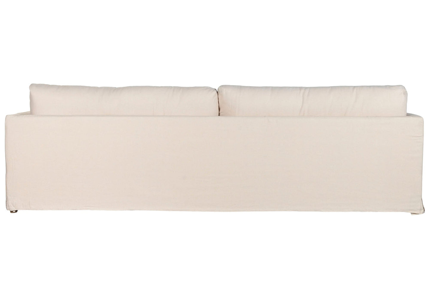 Sofa Lino Algodon 270X86X80 2 Cojines Beige