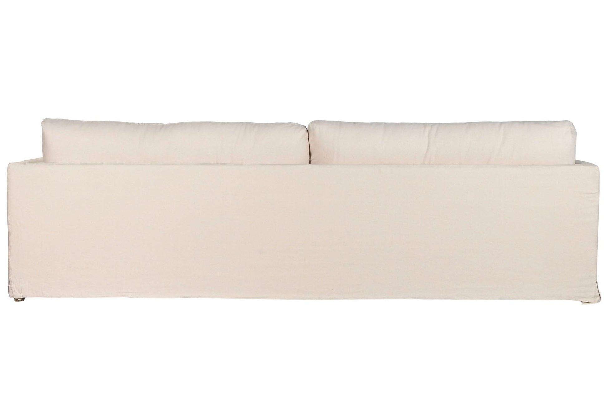 Sofa Lino Algodon 270X86X80 2 Cojines Beige