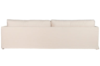 Sofa Lino Algodon 270X86X80 2 Cojines Beige