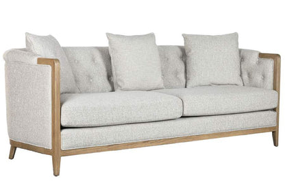 Sofa Fresno Poliester 207X84X76 Capitone 3 Cojines