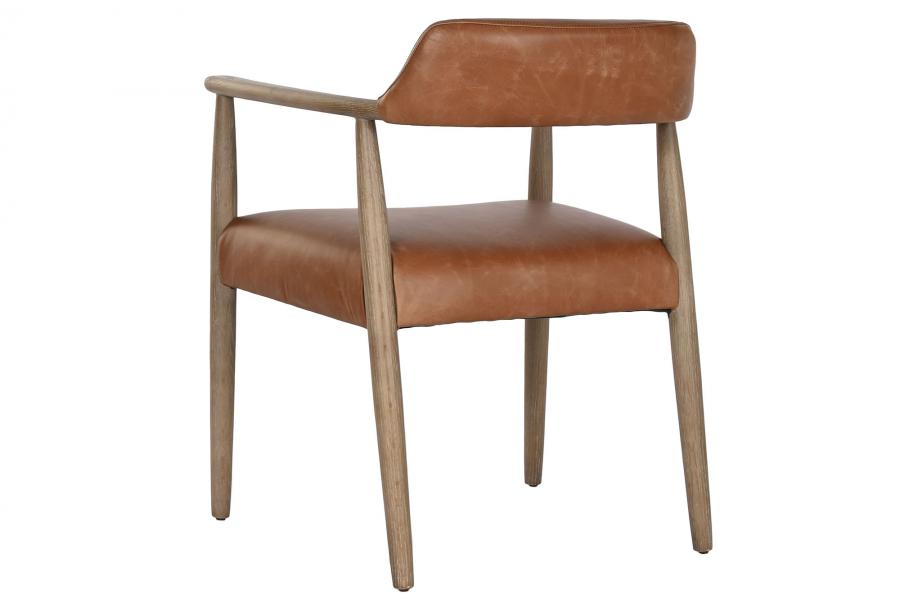 Sillon Fresno Piel 59X57X74 Decape Blanco