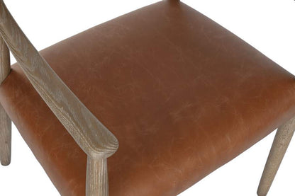 Sillon Fresno Piel 59X57X74 Decape Blanco