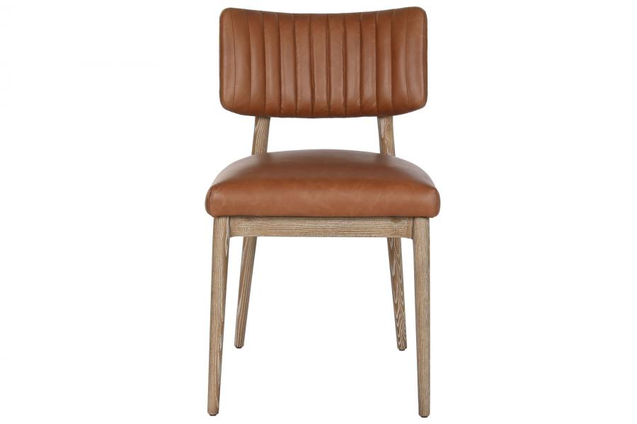 Silla Fresno Piel 46X53_5X80 Decape Blanco