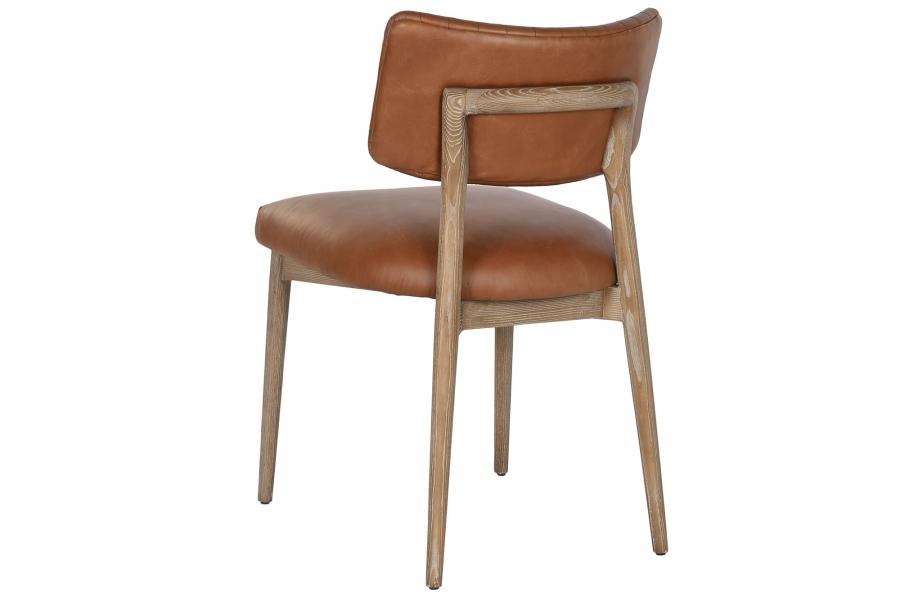 Silla Fresno Piel 46X53_5X80 Decape Blanco