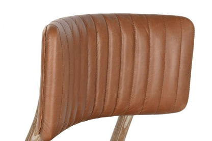 Silla Fresno Piel 46X53_5X80 Decape Blanco