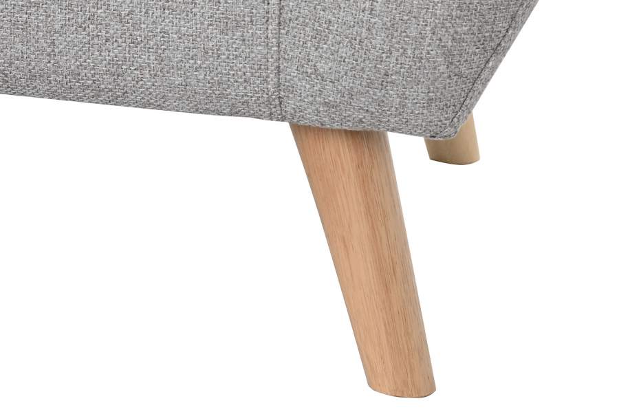 Sillon Poliester Rubberwood 83X80X80 Topo