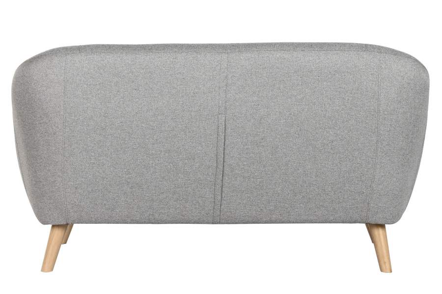 Sofa Poliester Rubberwood 146X84X82 2 Plazas Topo