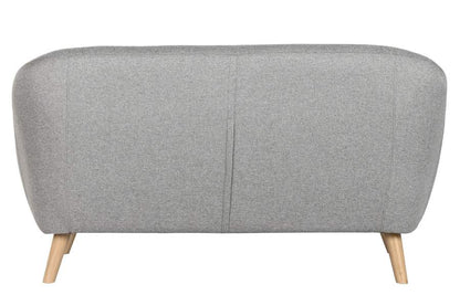 Sofa Poliester Rubberwood 146X84X82 2 Plazas Topo