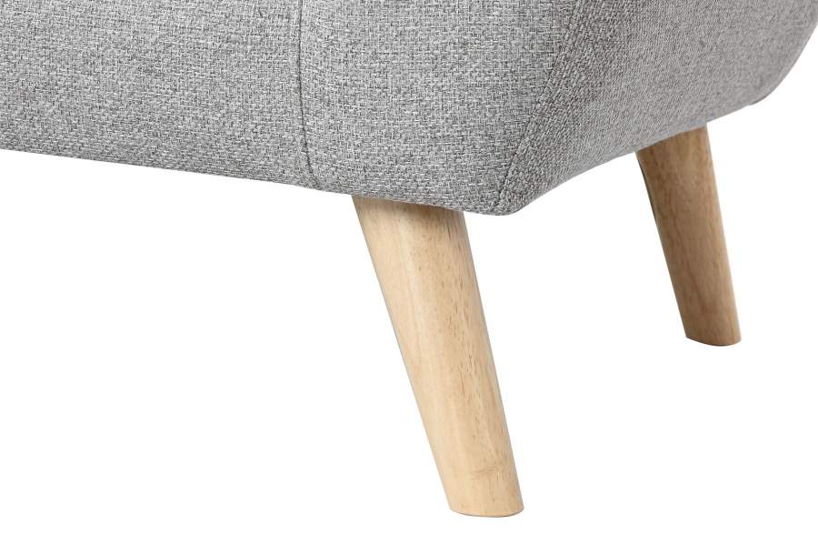 Sofa Poliester Rubberwood 146X84X82 2 Plazas Topo
