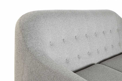 Sofa Poliester Rubberwood 172X82X82 3 Plazas Topo