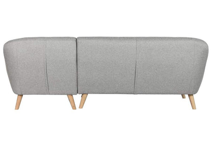 Sofa Poliester Rubberwood 226X144X84 Chaiselongue