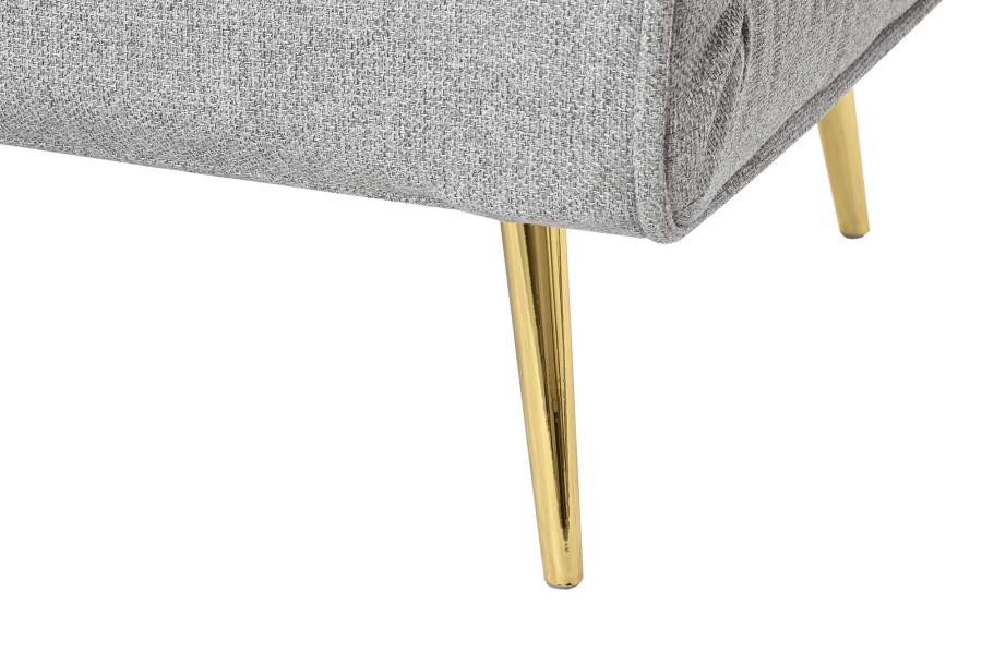 Sofa Cama Poliester Metal 90X90X84 Topo