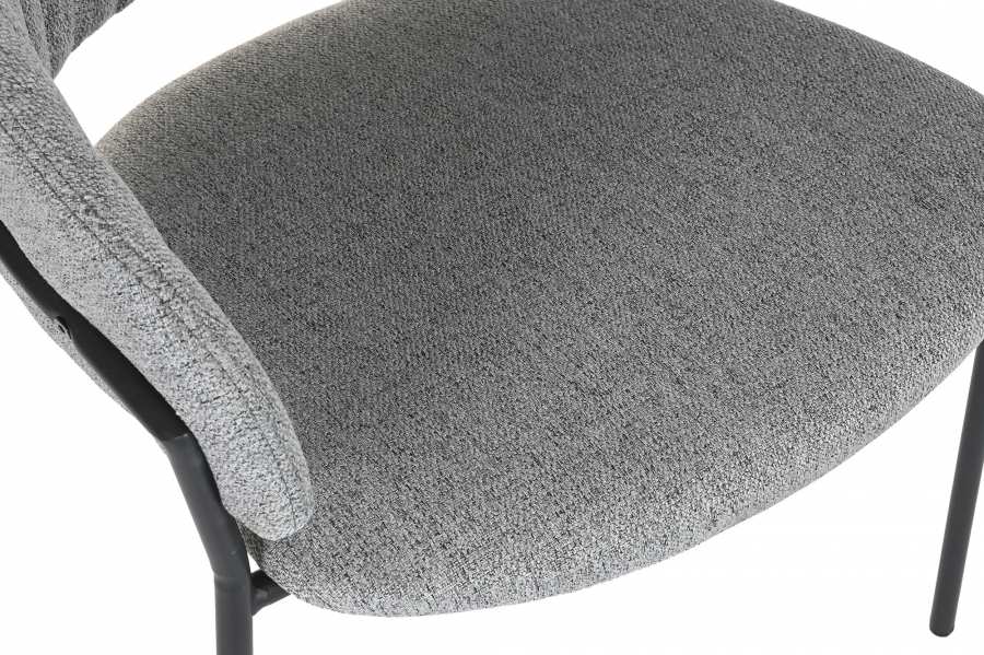 Silla Poliester Metal 59X53_5X74 Gris Claro