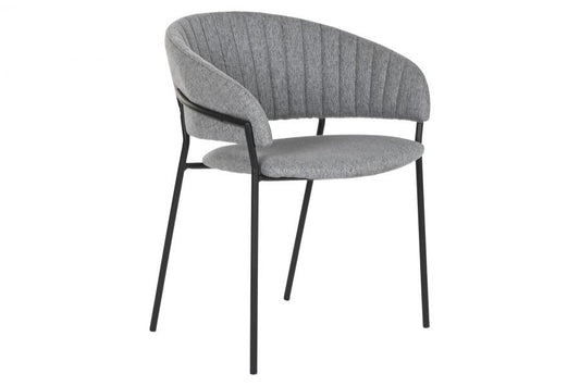 Silla Poliester Metal 59X53_5X74 Gris Claro