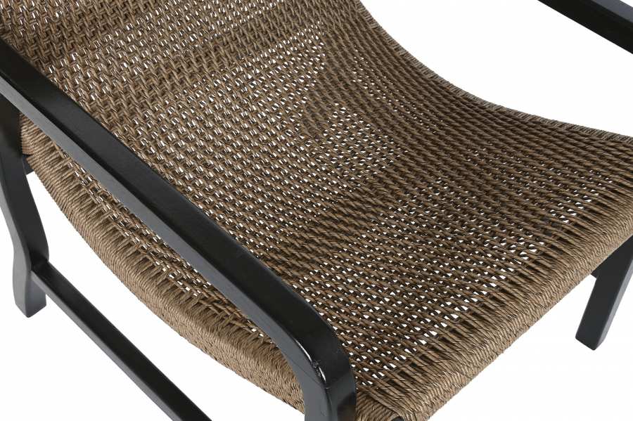 Butaca Teca Fibra Sintetica 66X80X90 Negro