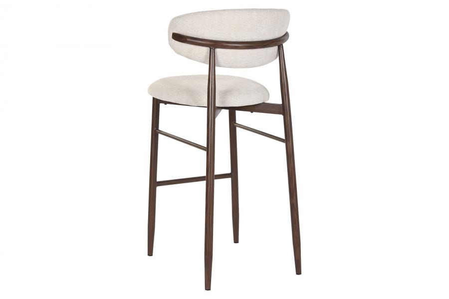 Taburete Metal Poliester 52X55X104 Simil Madera