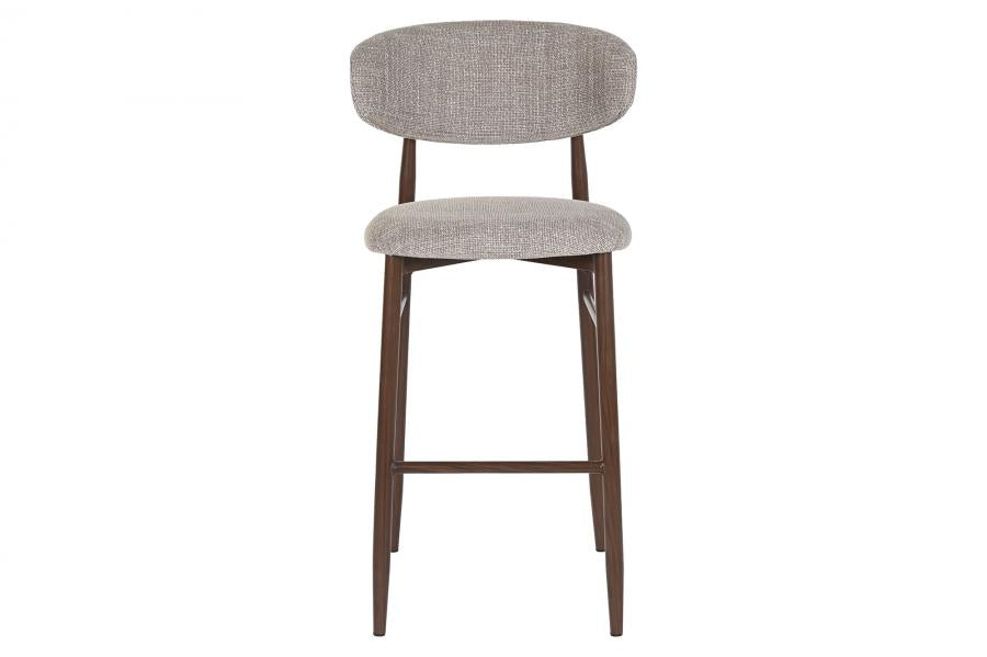 Taburete Metal Poliester 52X55X104 Simil Madera