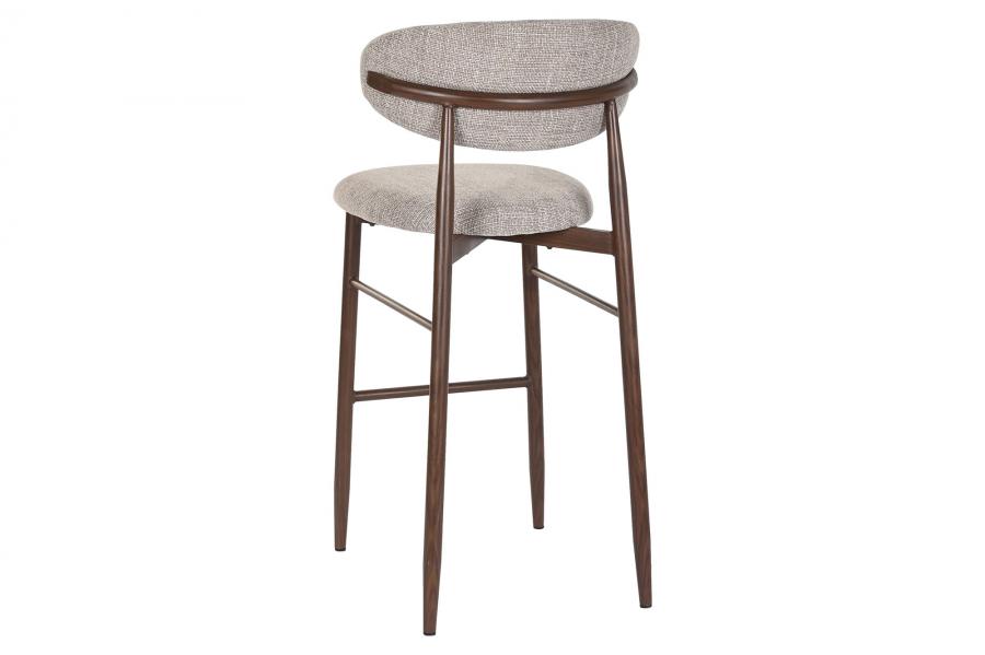 Taburete Metal Poliester 52X55X104 Simil Madera
