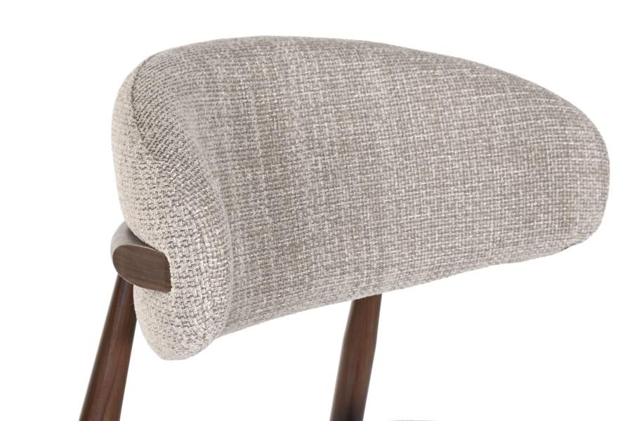 Taburete Metal Poliester 52X55X104 Simil Madera
