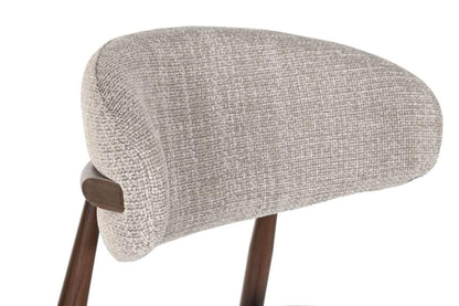 Taburete Metal Poliester 52X55X104 Simil Madera