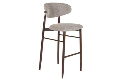 Taburete Metal Poliester 52X55X104 Simil Madera