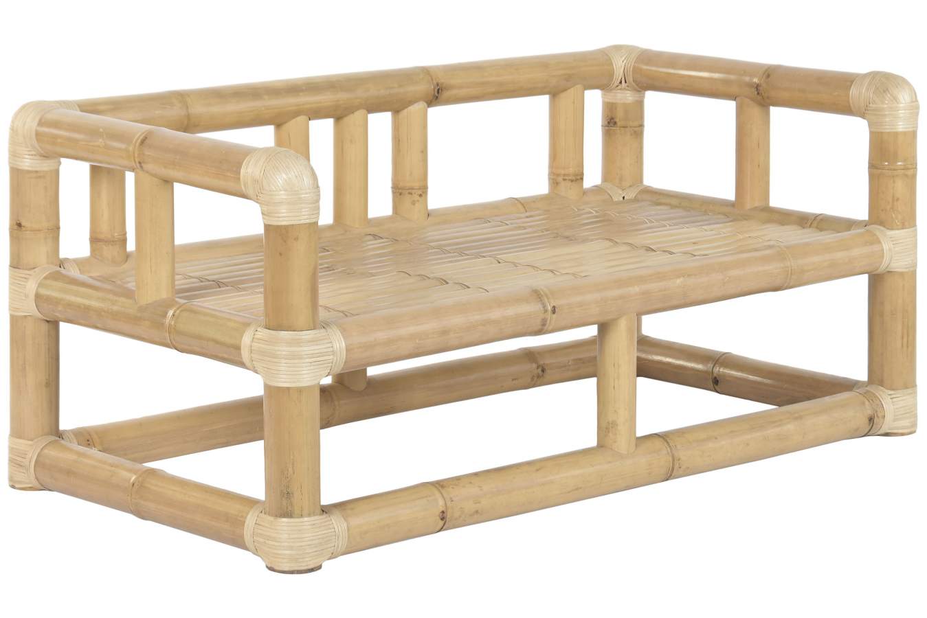 Sofa Set 4 Bambu Ratan 135X70X60 Natural