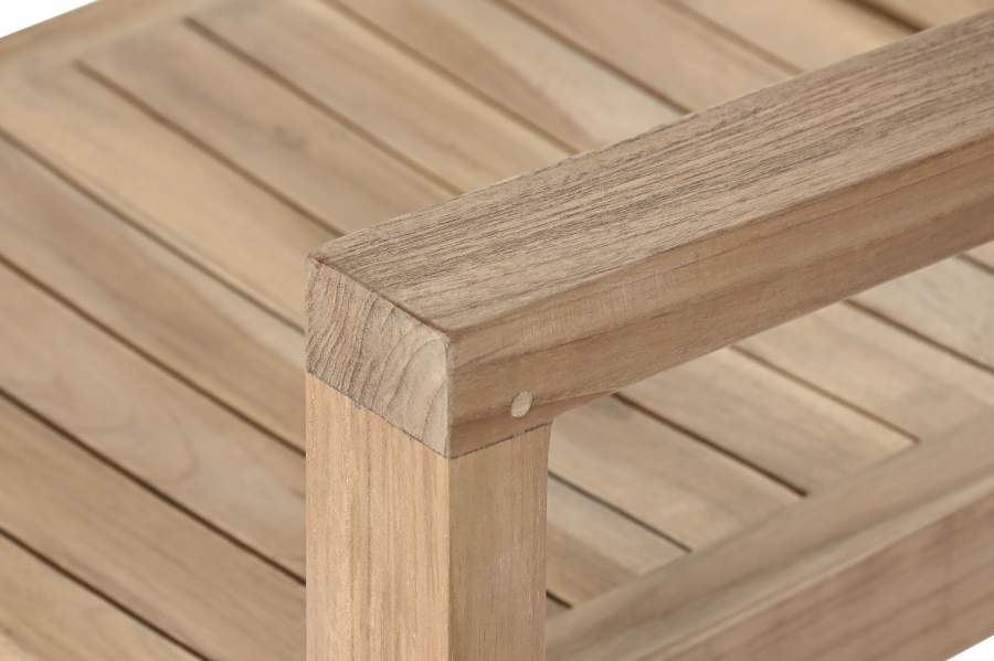 Silla Teca 58X55X76 Apilable Natural