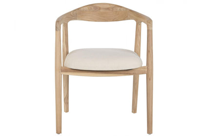Silla Teca Poliester 61X57X77 Natural