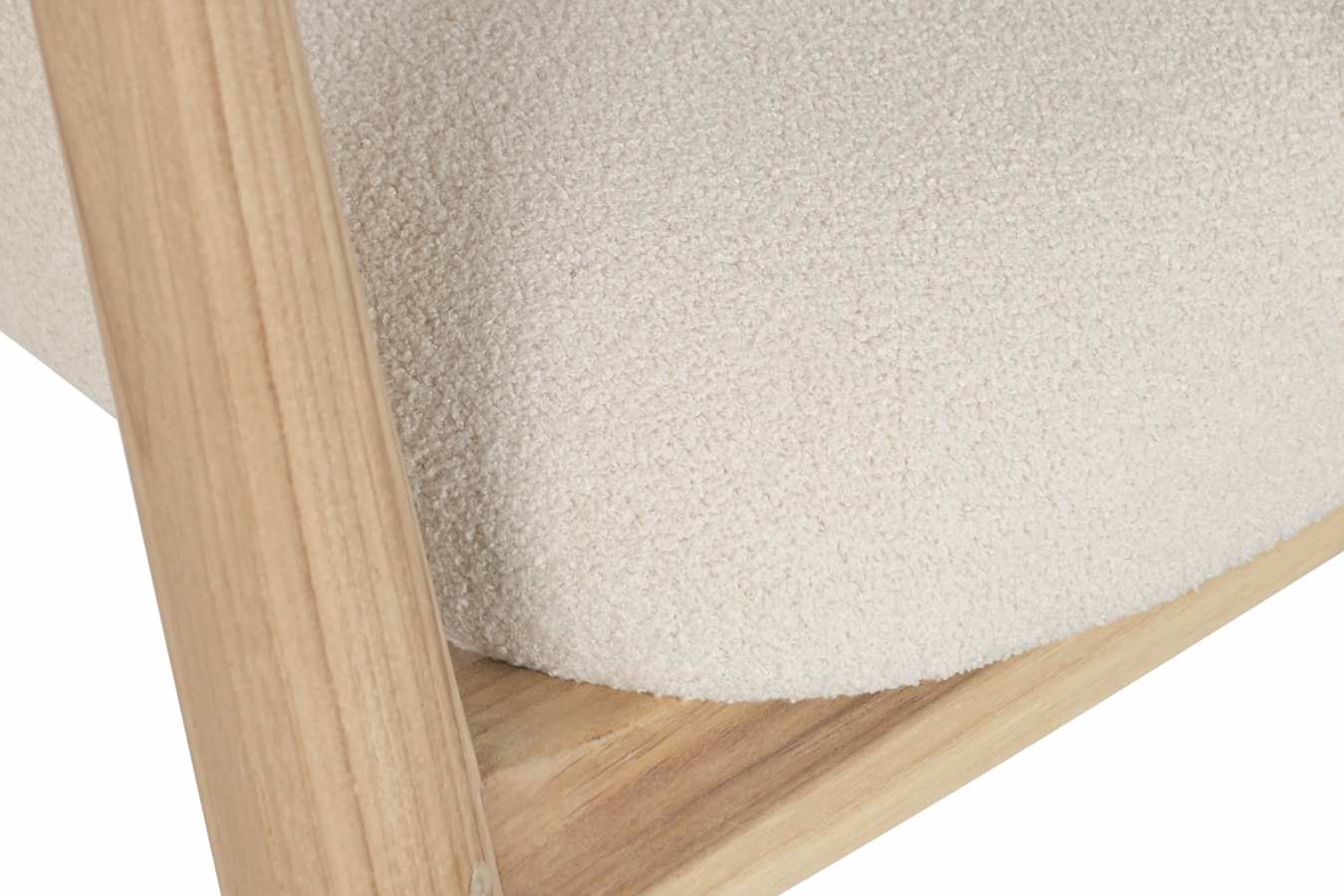 Silla Teca Poliester 61X57X77 Natural