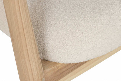 Silla Teca Poliester 61X57X77 Natural
