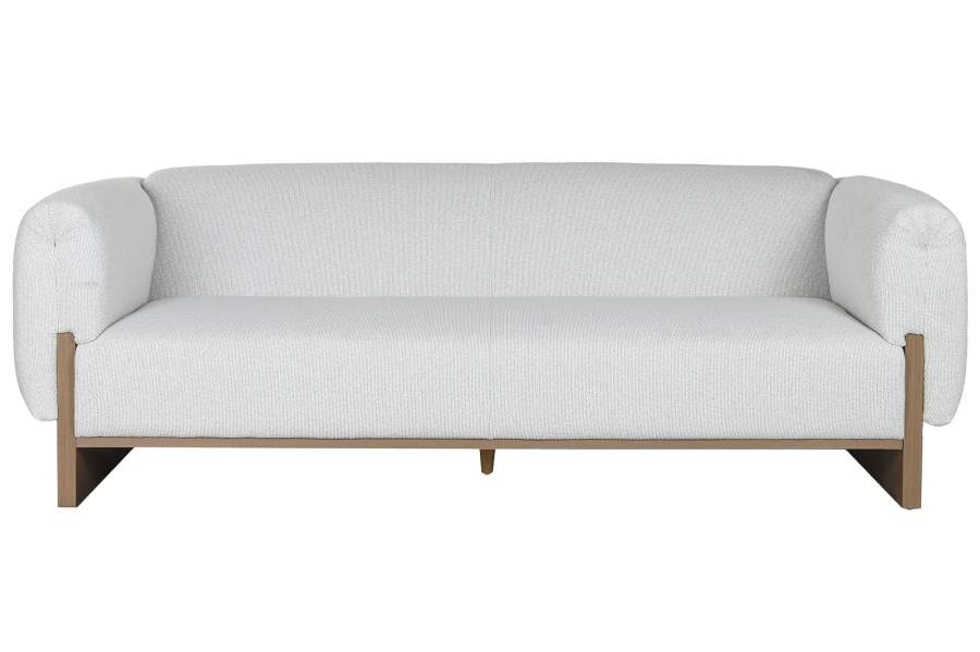 Sofa Poliester Mdf 220X95X77 Gris