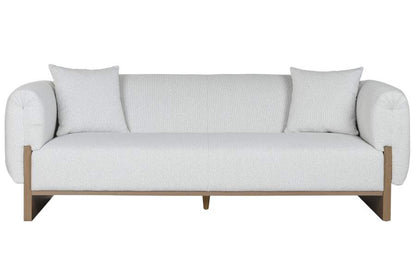 Sofa Poliester Mdf 220X95X77 Gris