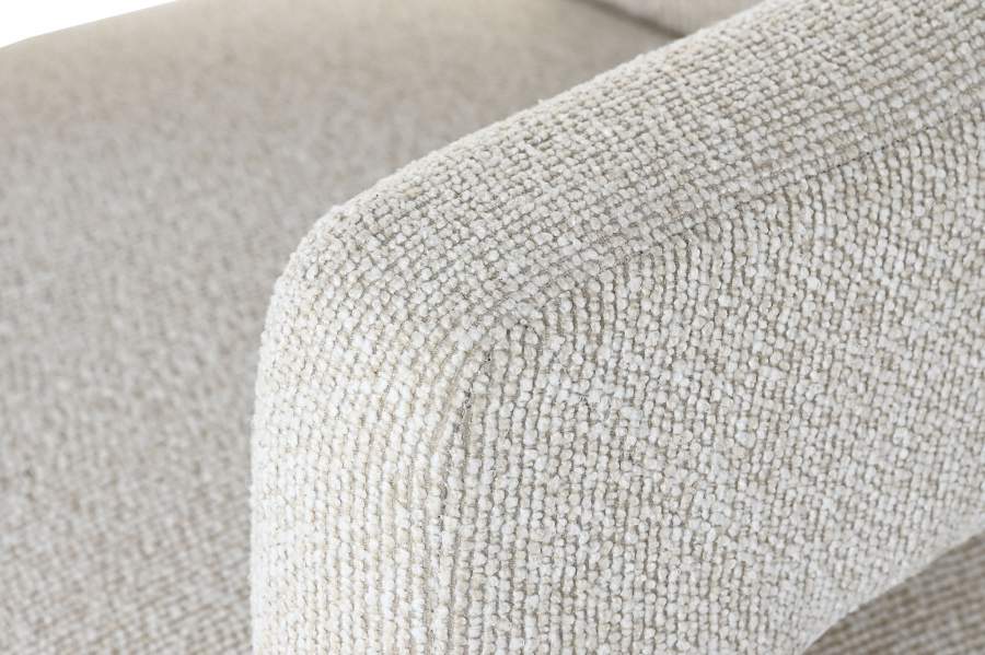 Butaca Madera Poliester 67X61_5X67_5 Bucle Blanco
