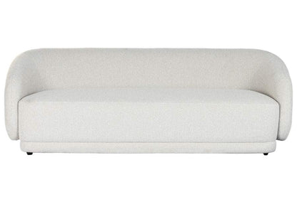Sofa Madera Poliester 196X94_5X71 Bucle Blanco