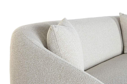Sofa Madera Poliester 196X94_5X71 Bucle Blanco