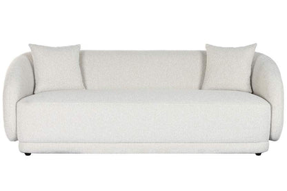 Sofa Madera Poliester 196X94_5X71 Bucle Blanco