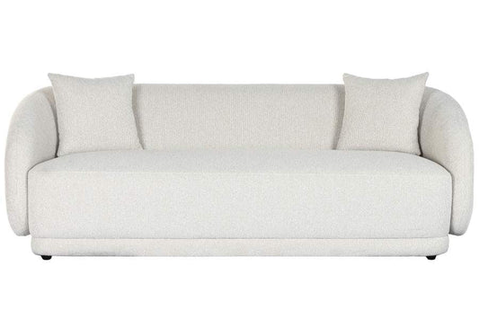 Sofa Madera Poliester 196X94_5X71 Bucle Blanco