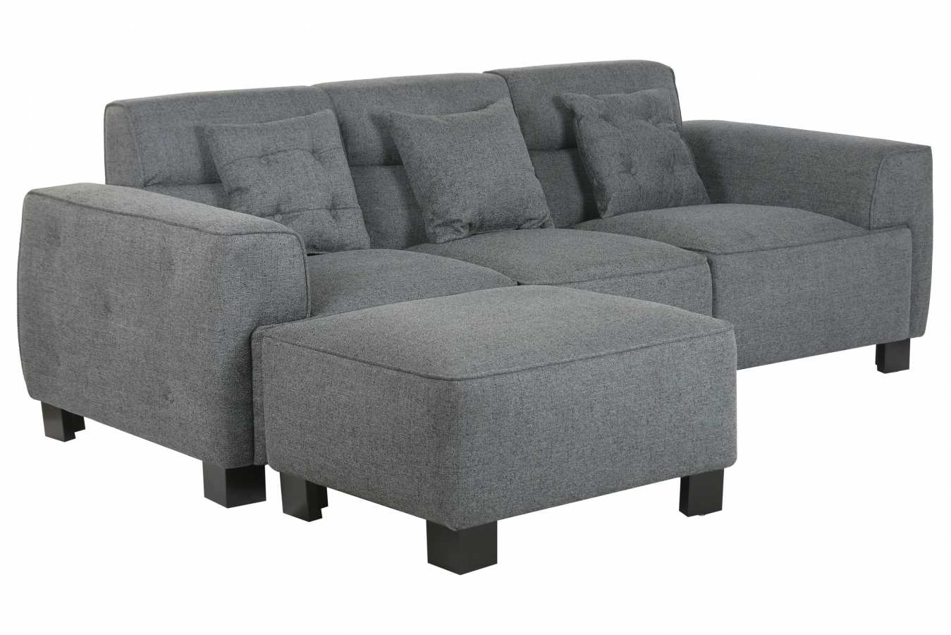Sofa Poliester Madera 231X170X82 Modular