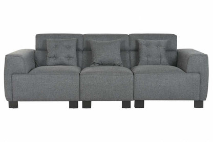 Sofa Poliester Madera 231X170X82 Modular