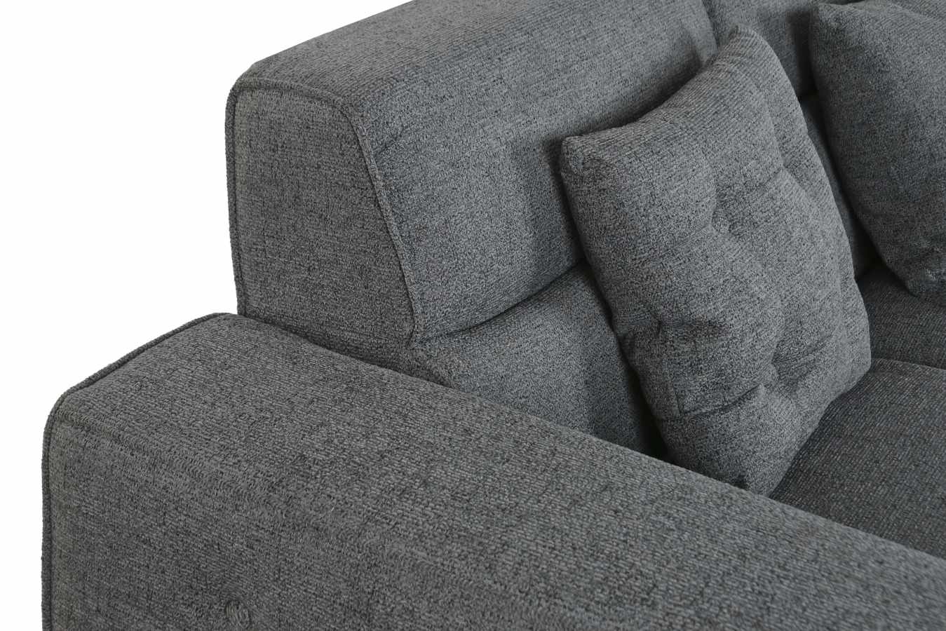 Sofa Poliester Madera 231X170X82 Modular